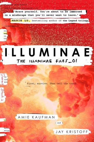 Book cover of book "Illuminae" by Amie Kaufman and Jay Kristoff