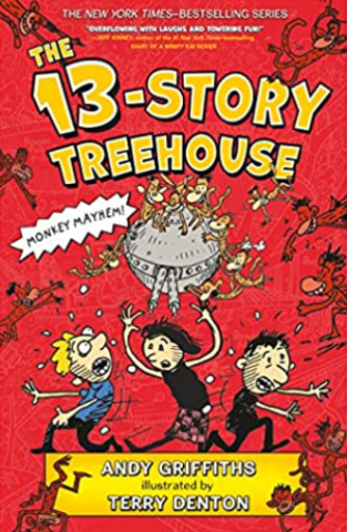 An image of the Book club cover - 13 Story Treehouse - Monkey Mayhem