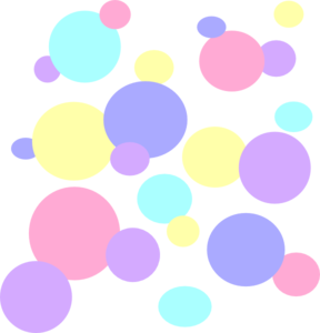 Variety of pastel-colored dots.