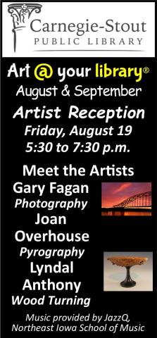 Art Reception for Artist August 19, 2022