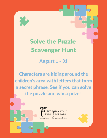 Solve the Puzzle Scavenger Hunt