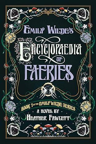 Book cover is black with the title written in elegant, celtic-type font/lettering and flowering vines
