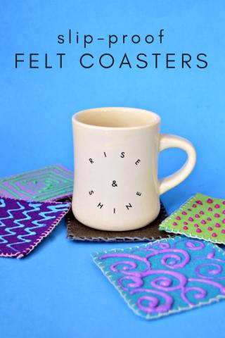 Slip-Proof Felt Coasters