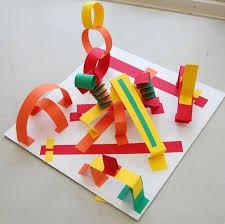 A picture of a paper sculpture. 