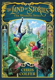 An image of the book cover for "The Land of Stories" by Chris Colfer