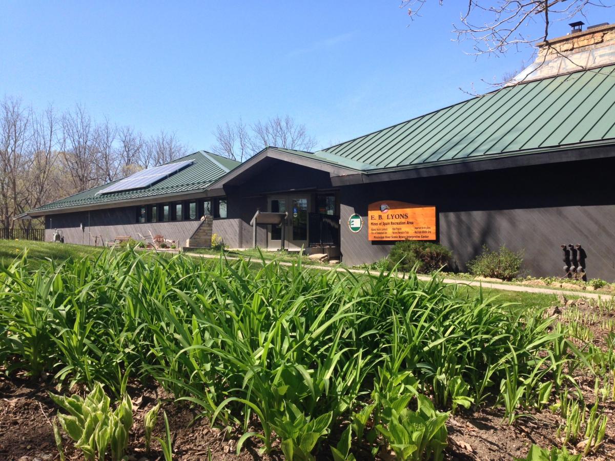 A photograph of the E.B. Lyons Interpretive Center