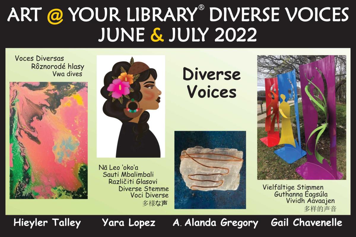 art @ library June & July